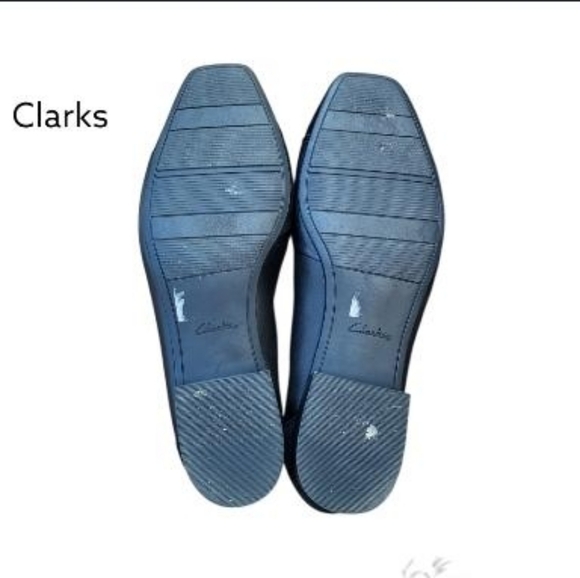 Clarks Tilmont Dalia Flat Loafer Black Dress Church Slip On Shoe Leather Women 9 - Picture 5 of 7